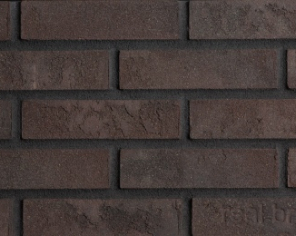 Real Brick - Минеральная плитка ручной формовки Real Brick цвет «Горький шоколад»