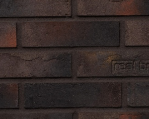 Real Brick - Минеральная плитка ручной формовки Real Brick цвет «Черный магнезит»